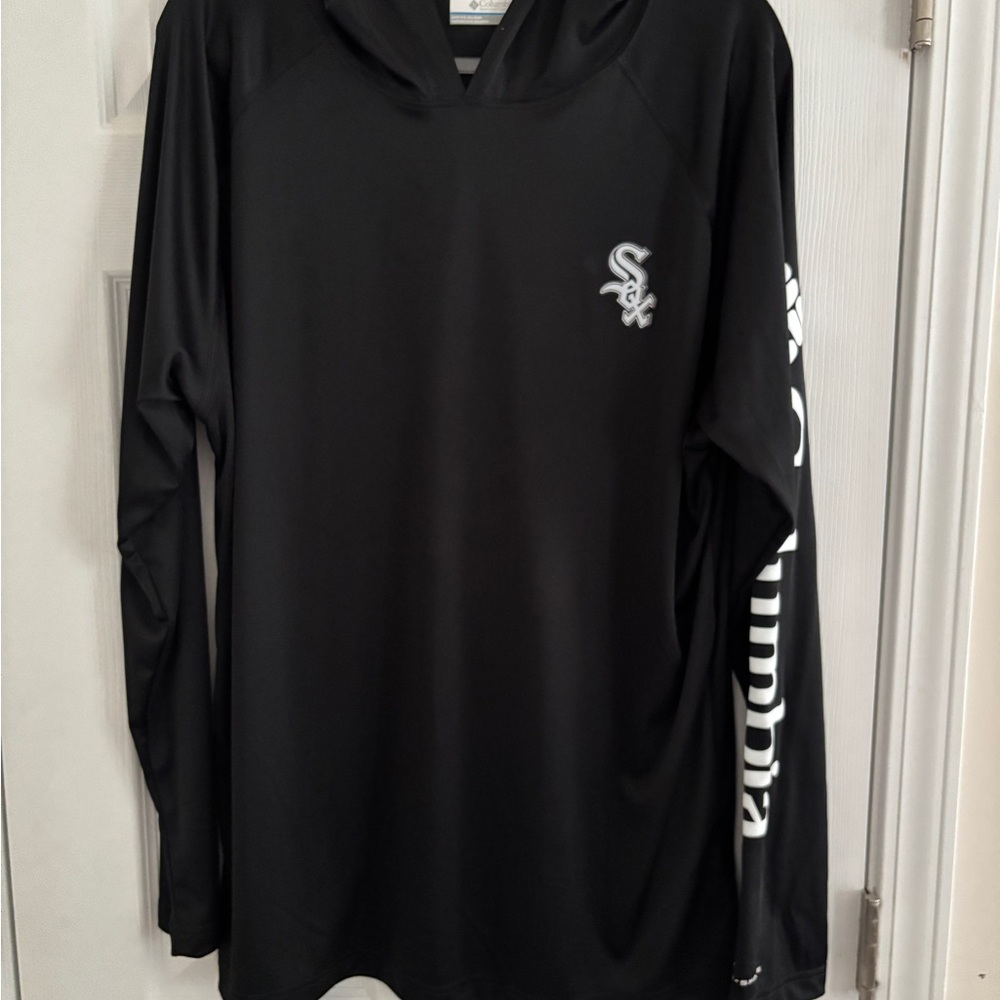 Columbia PFG White Sox Hooded Shirt